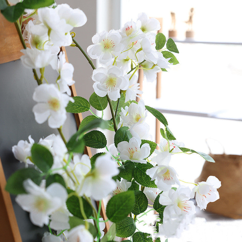 Bulk 69"Artificial Pink Cherry Blossom Vine for Spring Decor Wholesale