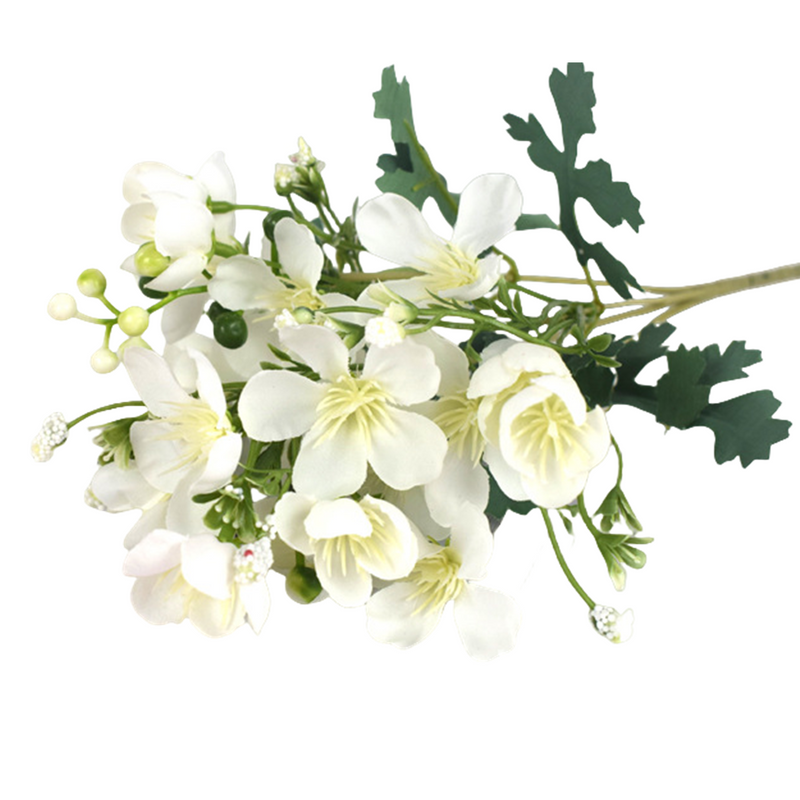 Bulk 13" Small Cherry Blossom Bush Artificial Cherry Flowers Wholesale