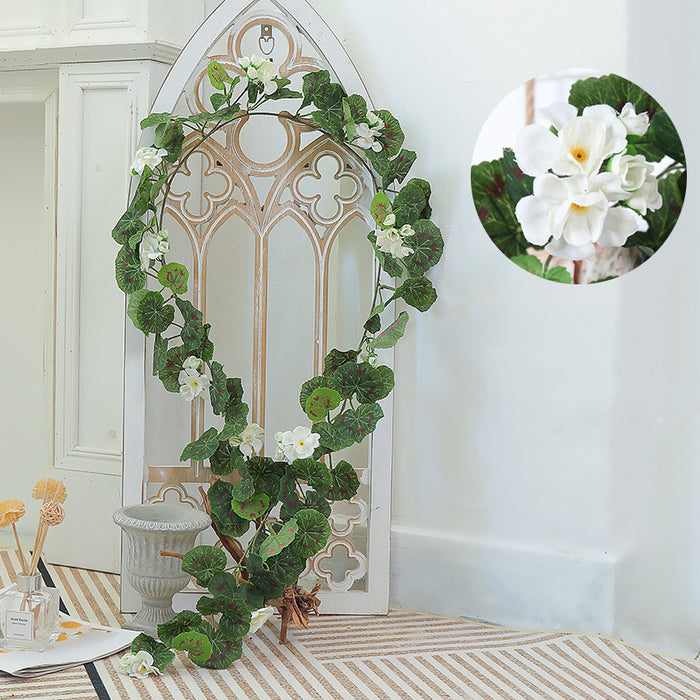 Bulk 6FT Artificial Begonia Garland Flowers for Mirror Wholesale