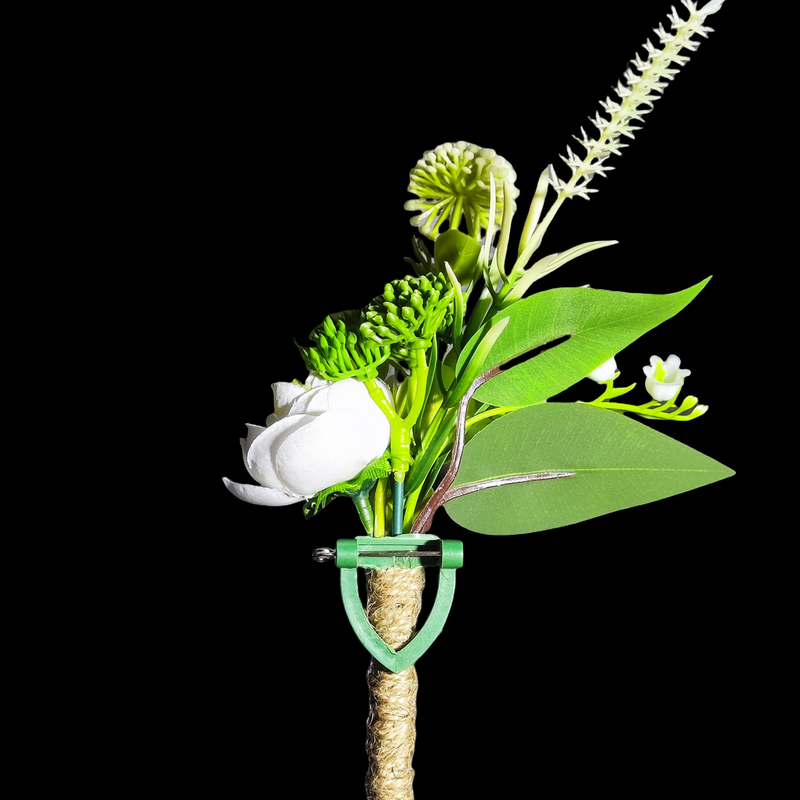 Bulk White Mini Rose Boutonnieres for Men Artificial Flower Boutonniere or Wedding Ceremony Anniversary Wholesale