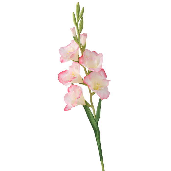 Bulk 35 inches Tall Extra Gladiolus Stem Faux Spring Silk Flowers Wholesale