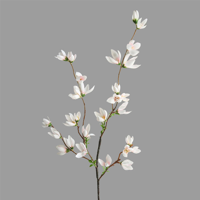 Bulk 35" Tall Mini Magnolia Flowers Branches Stems Fake Spring Flowers Wholesale