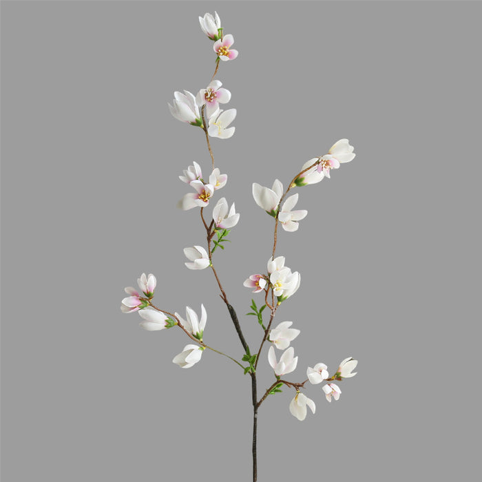 Bulk 35" Tall Mini Magnolia Flowers Branches Stems Fake Spring Flowers Wholesale