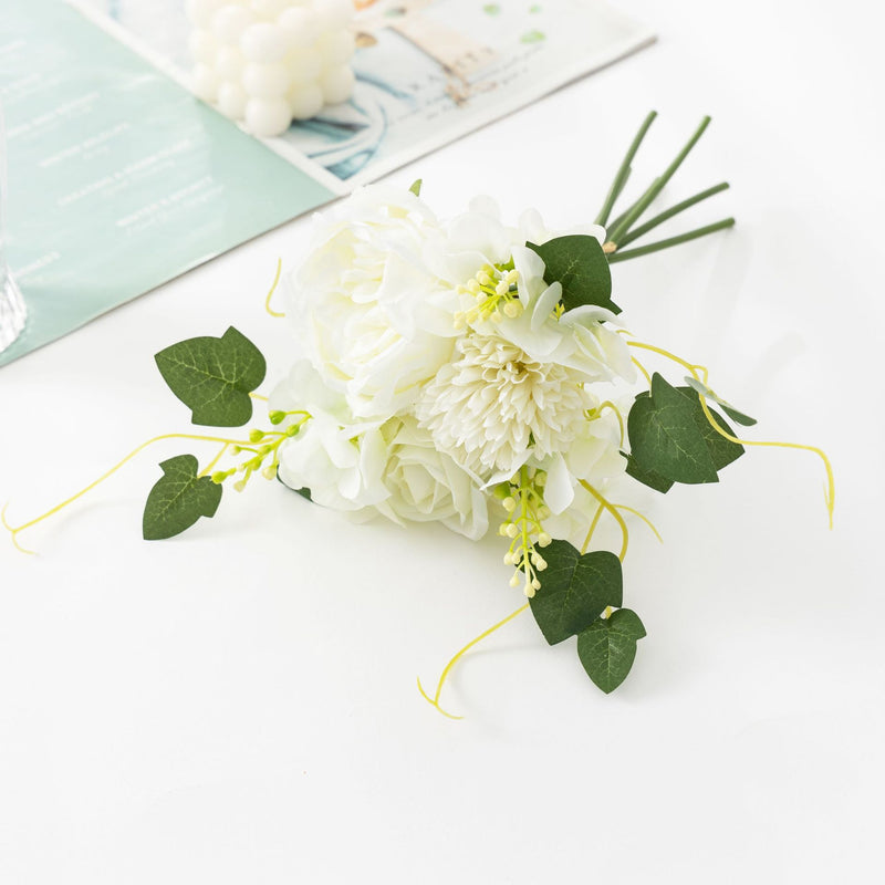 Bulk Exclusive 12" Bundle Small Peony Stems for Wedding Crafts Table Arrangement Wholesale