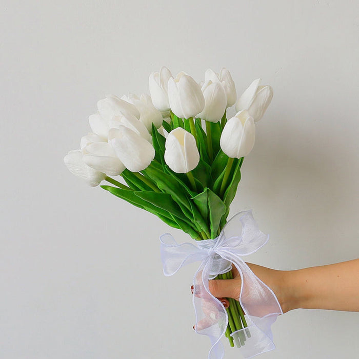 Ramo de novia de tulipán a granel Ramos de boda de color neutro al por mayor