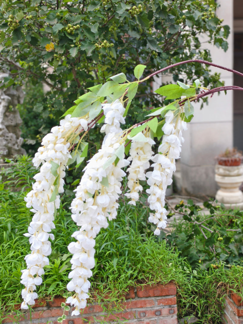 Clearance 2pcs Faux Wisteria Stems