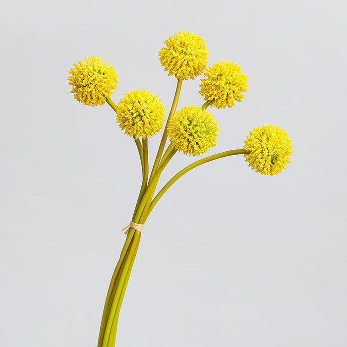 Bulk 11" Artificial Golden Ball Stems Bundle Bouquet for Autumn Decoration Wholesale