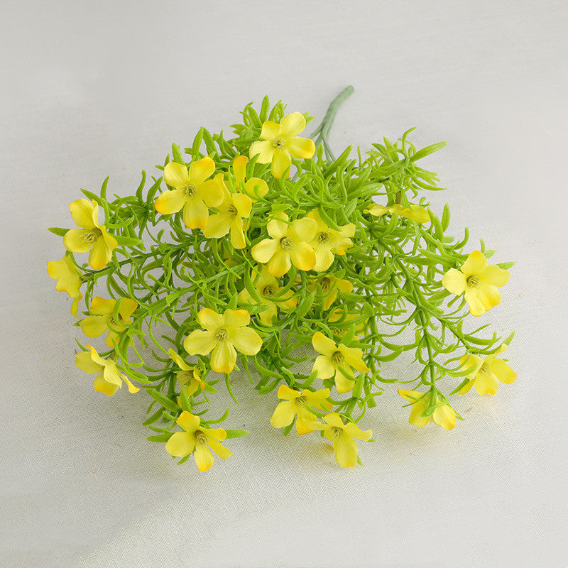 Bulk 11" UV-Resistant Artificial Wildflowers Bush for Outdoor Decor Wholesale