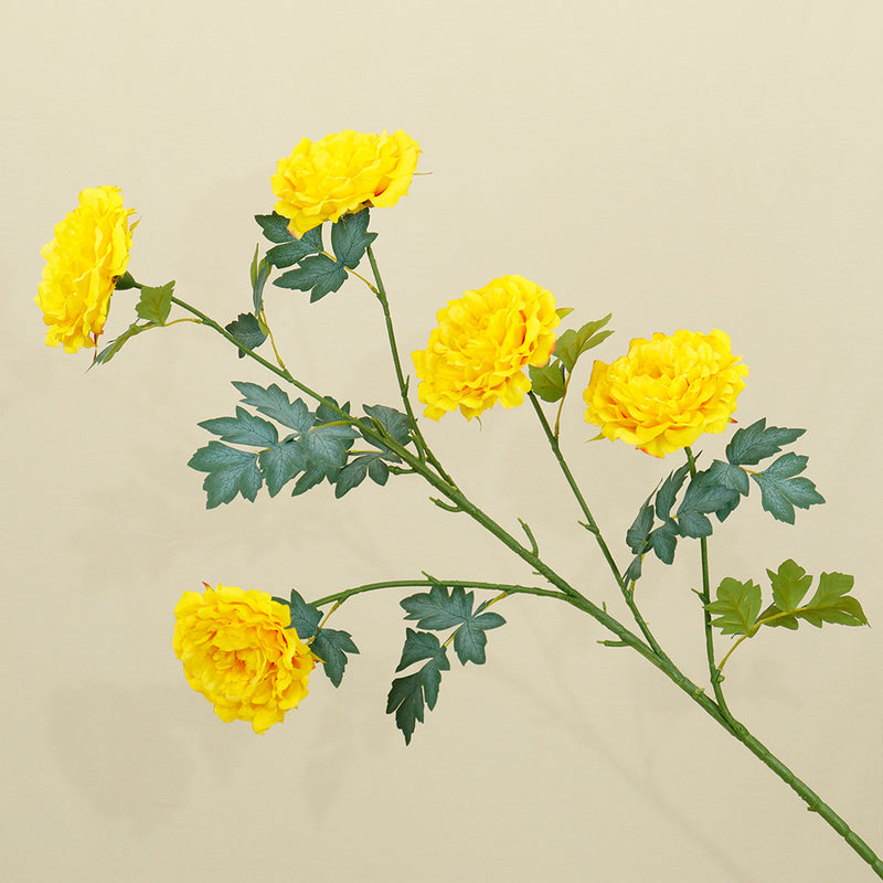 Bulk Extra Tall 50” Large Artificial Peony Flowers - Silk Faux Peonies for Home Decoration, Wedding, Living Room & Table Centerpieces Wholesale