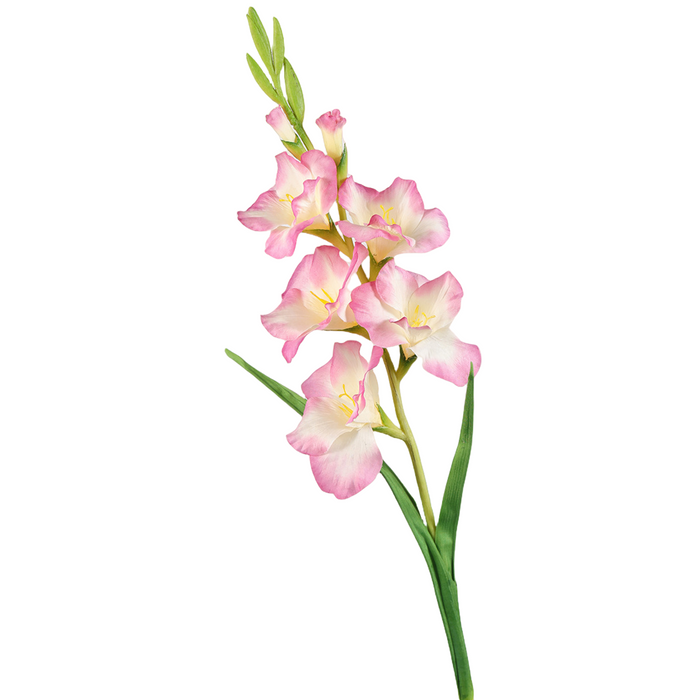 Bulk 35 inches Tall Extra Gladiolus Stem Faux Spring Silk Flowers Wholesale