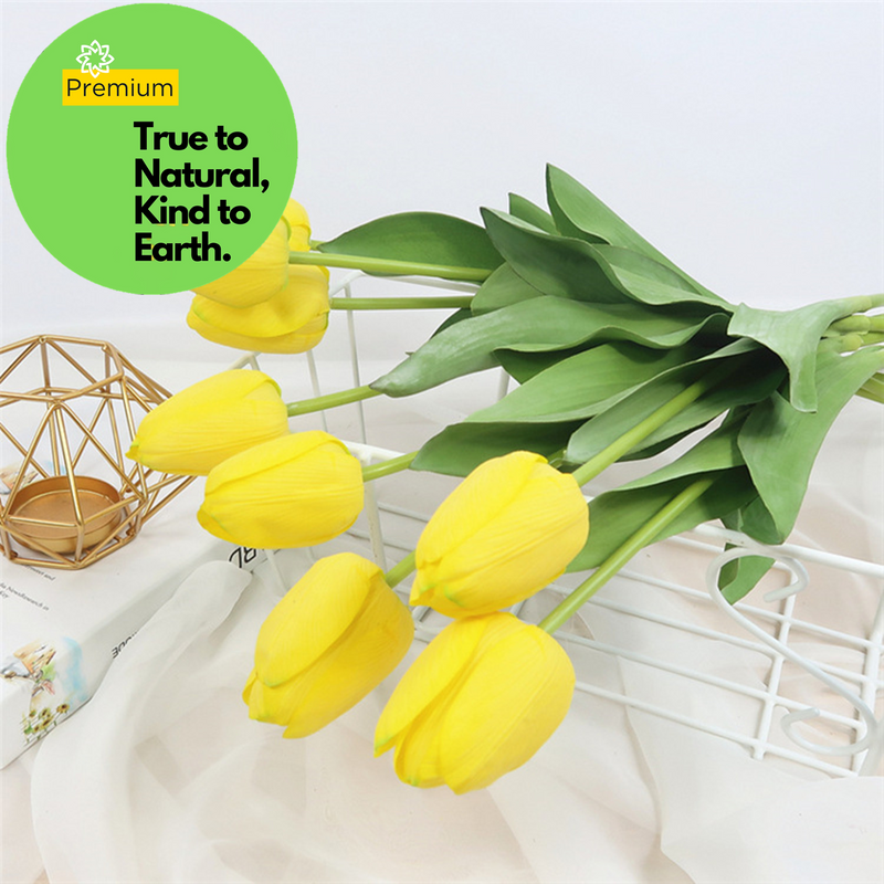 Tige de bourgeon de tulipe Real Touch de qualité supérieure