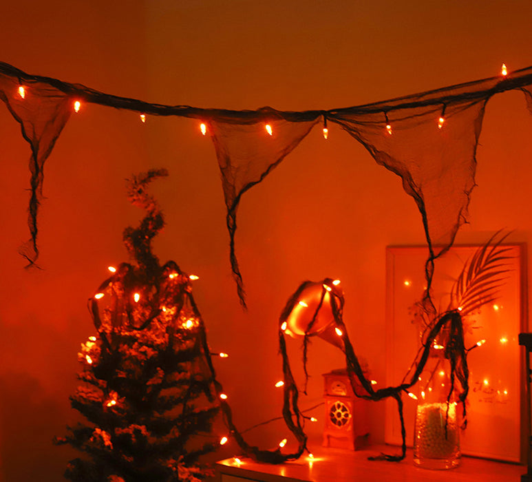 Bulk Halloween Ghost Festival Spider LED Light Imitation Branch Light Bulb 11.5 Feet Wholesale