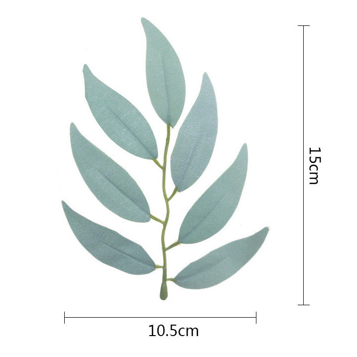 Venta al por mayor de hojas de sauce artificiales a granel 100 piezas