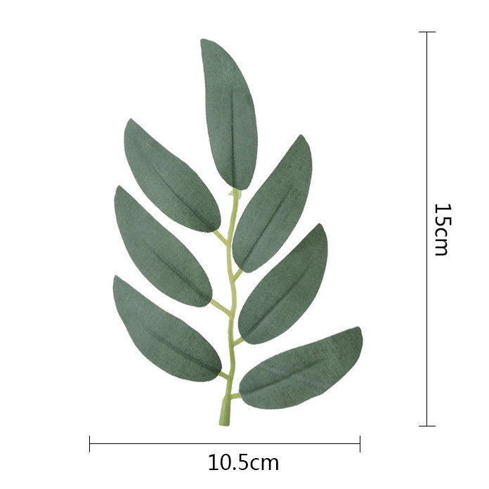 Venta al por mayor de hojas de sauce artificiales a granel 100 piezas