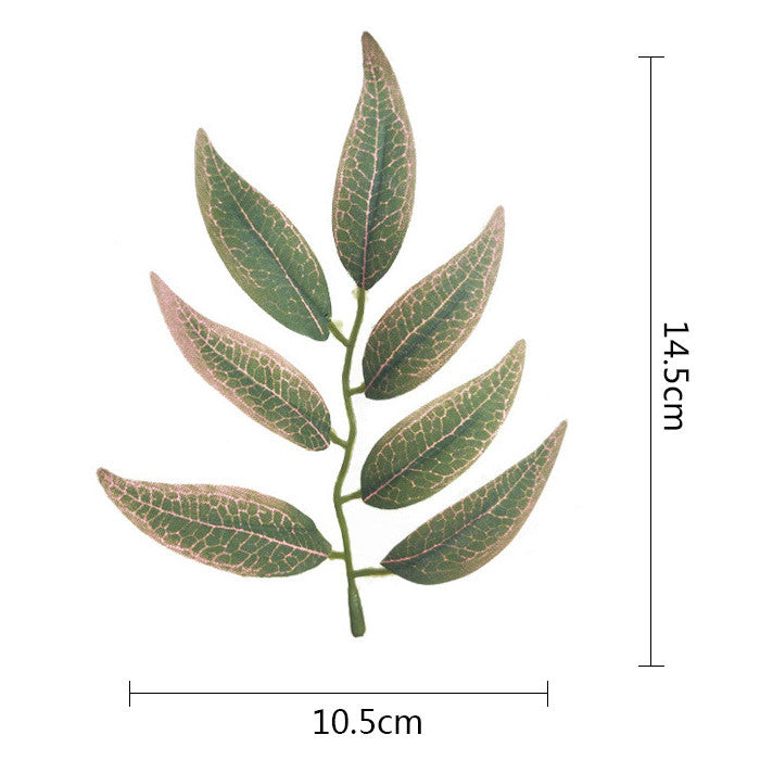 Venta al por mayor de hojas de sauce artificiales a granel 100 piezas