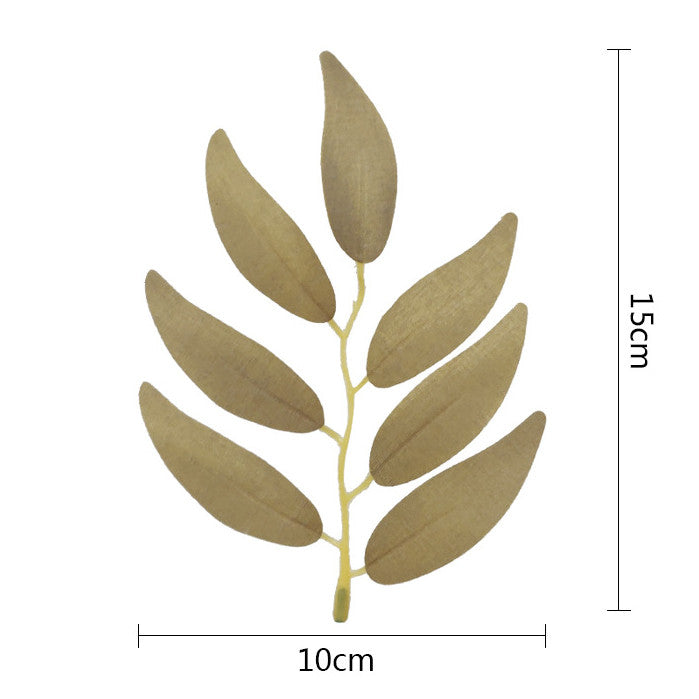 Venta al por mayor de hojas de sauce artificiales a granel 100 piezas