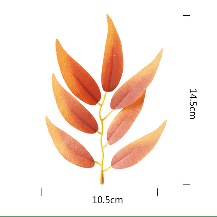 Venta al por mayor de hojas de sauce artificiales a granel 100 piezas