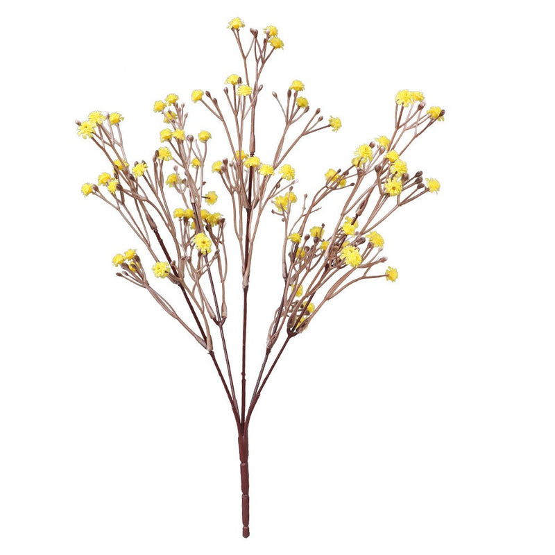 Flores artificiales de otoño a granel, arbusto de Gypsophila para aliento de bebé para exteriores, resistente a los rayos UV, venta al por mayor 