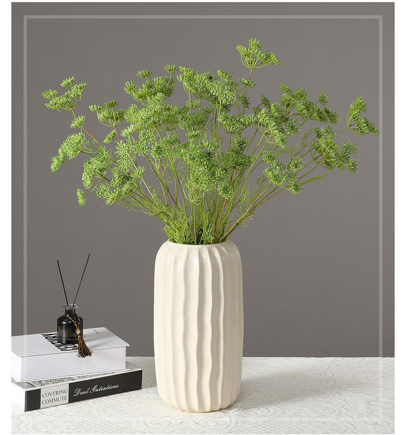 Bulk 32" Wild Carrot Flowers Faux Queen Anne's Lace Spray Stems Floral Artificial Wholesale