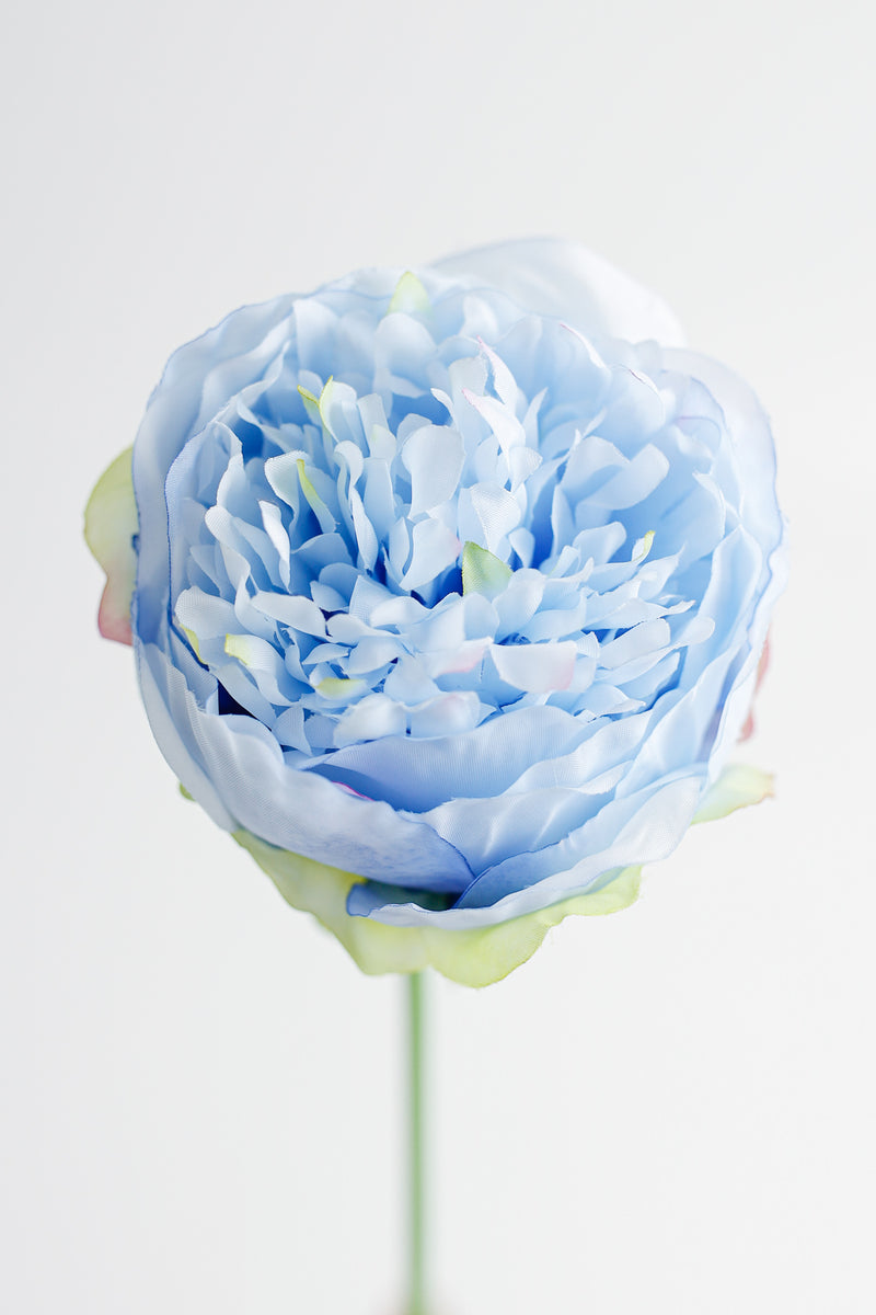 Venta al por mayor de flores artificiales de tallos de peonía de seda de 14 "a granel