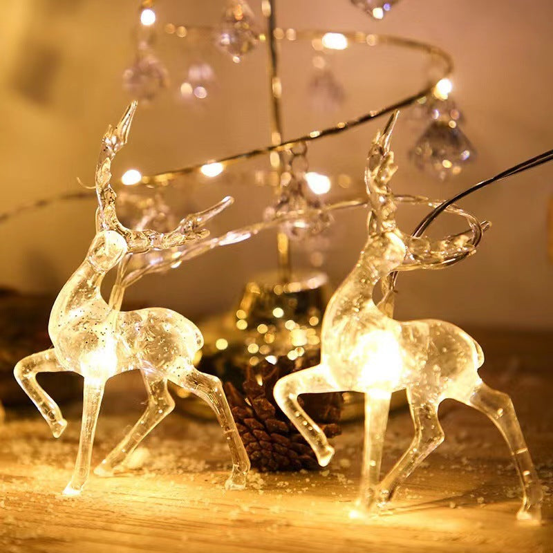 Guirlandes lumineuses de Noël à LED en forme de cerf en gros 