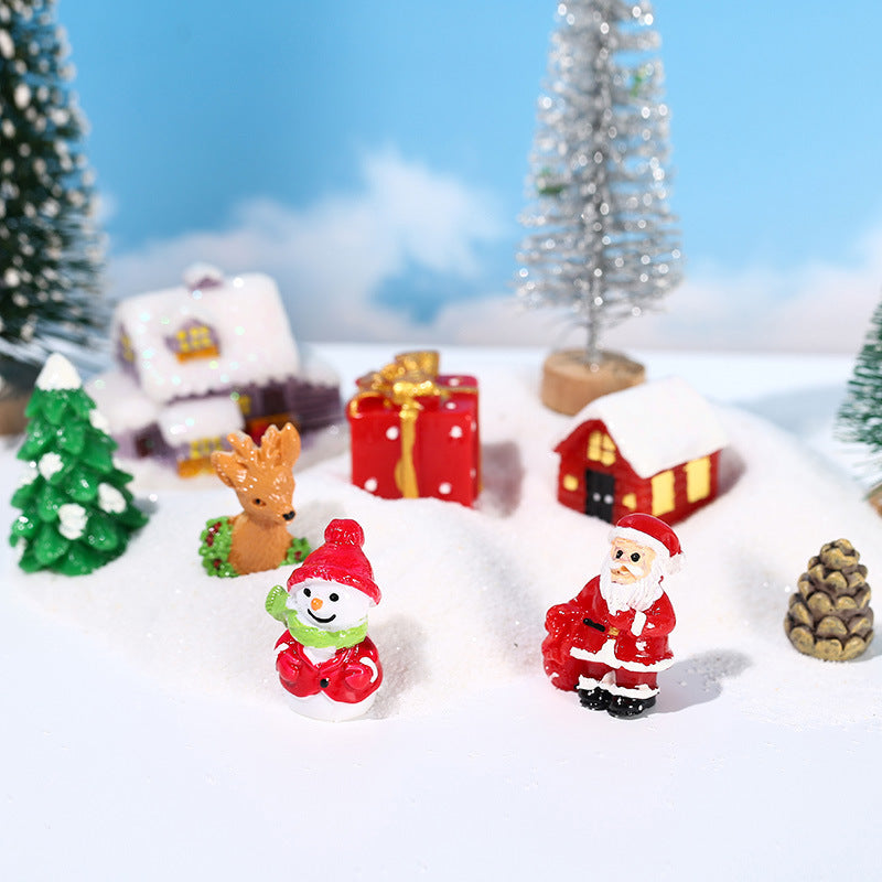 Bulk 17 Pcs Christmas Miniature Mini Resin Dollhouse Ornaments Wholesale