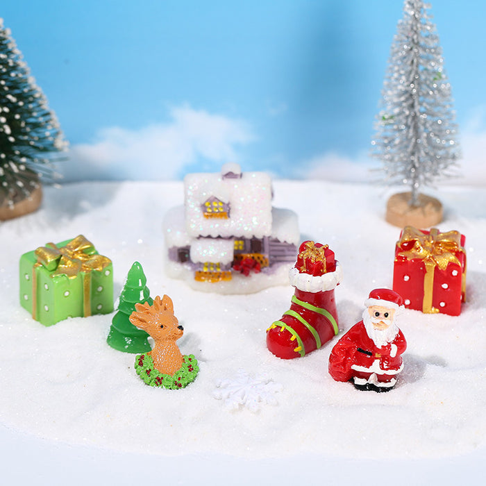 Bulk 17 Pcs Christmas Miniature Mini Resin Dollhouse Ornaments Wholesale