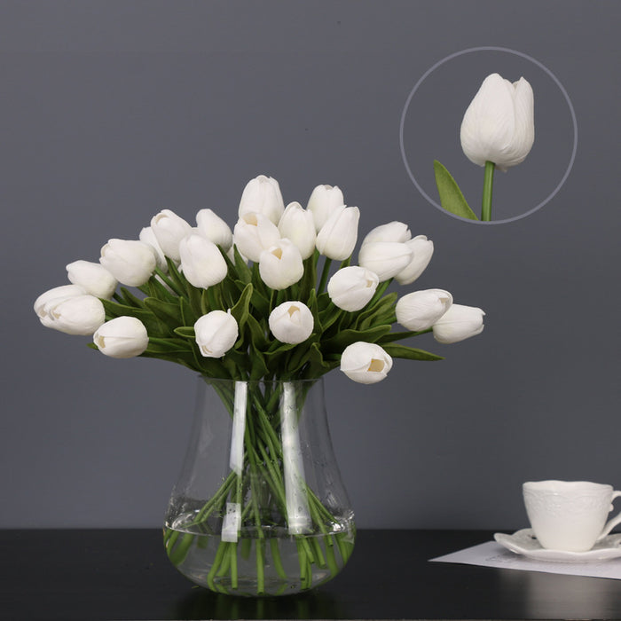 Bulk 13" Artificial Flowers Tulips Stem Real Touch Tulips Wholesale