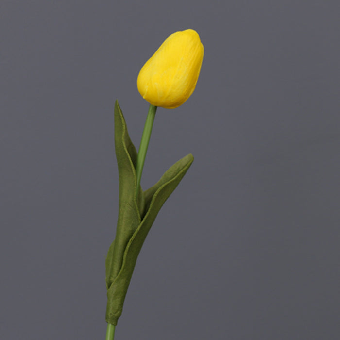 A granel 13" Flores artificiales Tulipanes Tallo Real Touch Tulipanes al por mayor 