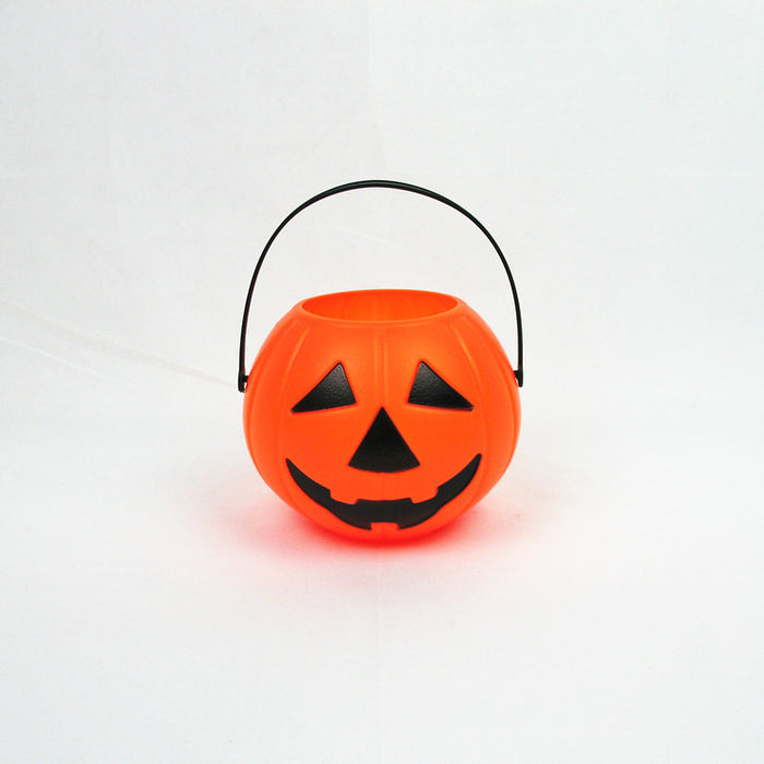 Bulk 2Pcs Halloween Led Pumpkin Candy Bucket Trick or Treat Bucket Wholesale