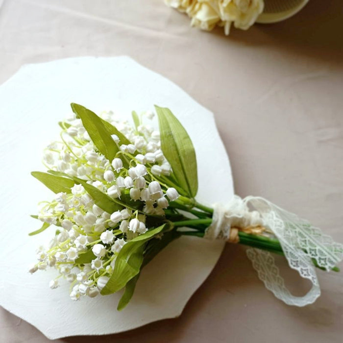Bulk 13" Lily of The Valley Stems Artificial Flowers Centerpiece Wholesale