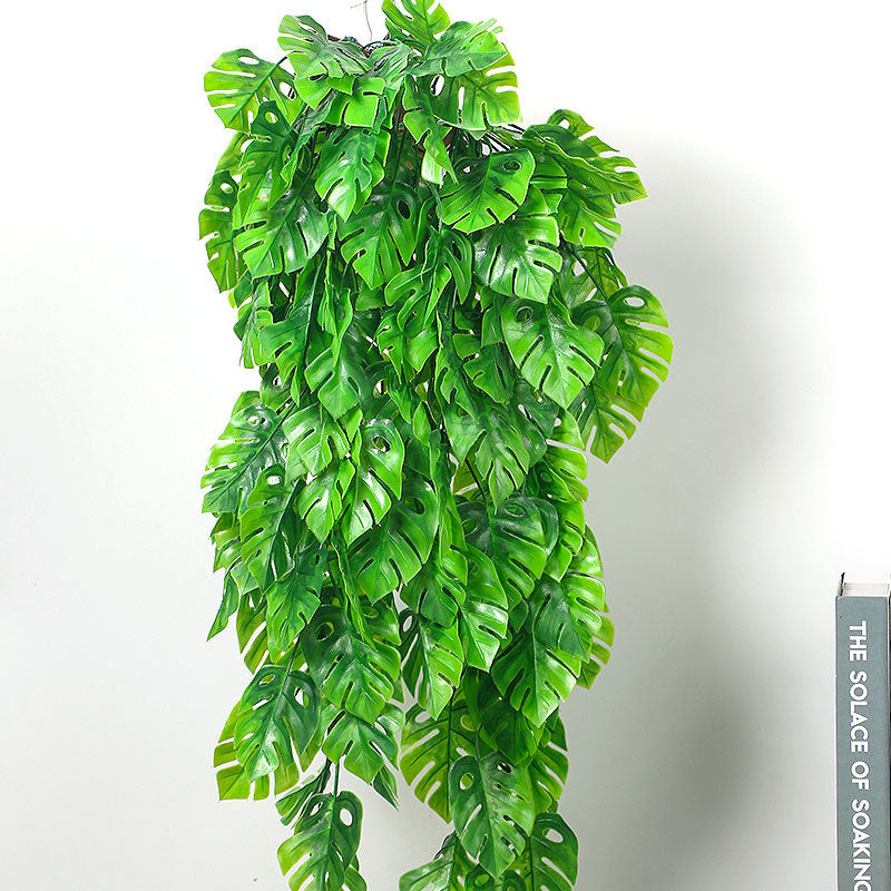 Bulk 2.6FT Hanging Greenery Plants Artificial Palm Ferns Tropical Leaves Garland Hanging Wholesale