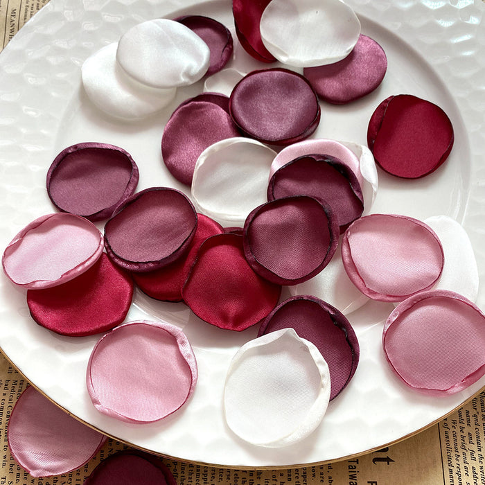 Bulk 200Pcs Silk Rose Petals Flower Petals for Wedding Girl Basket Table Centerpieces Wholesale