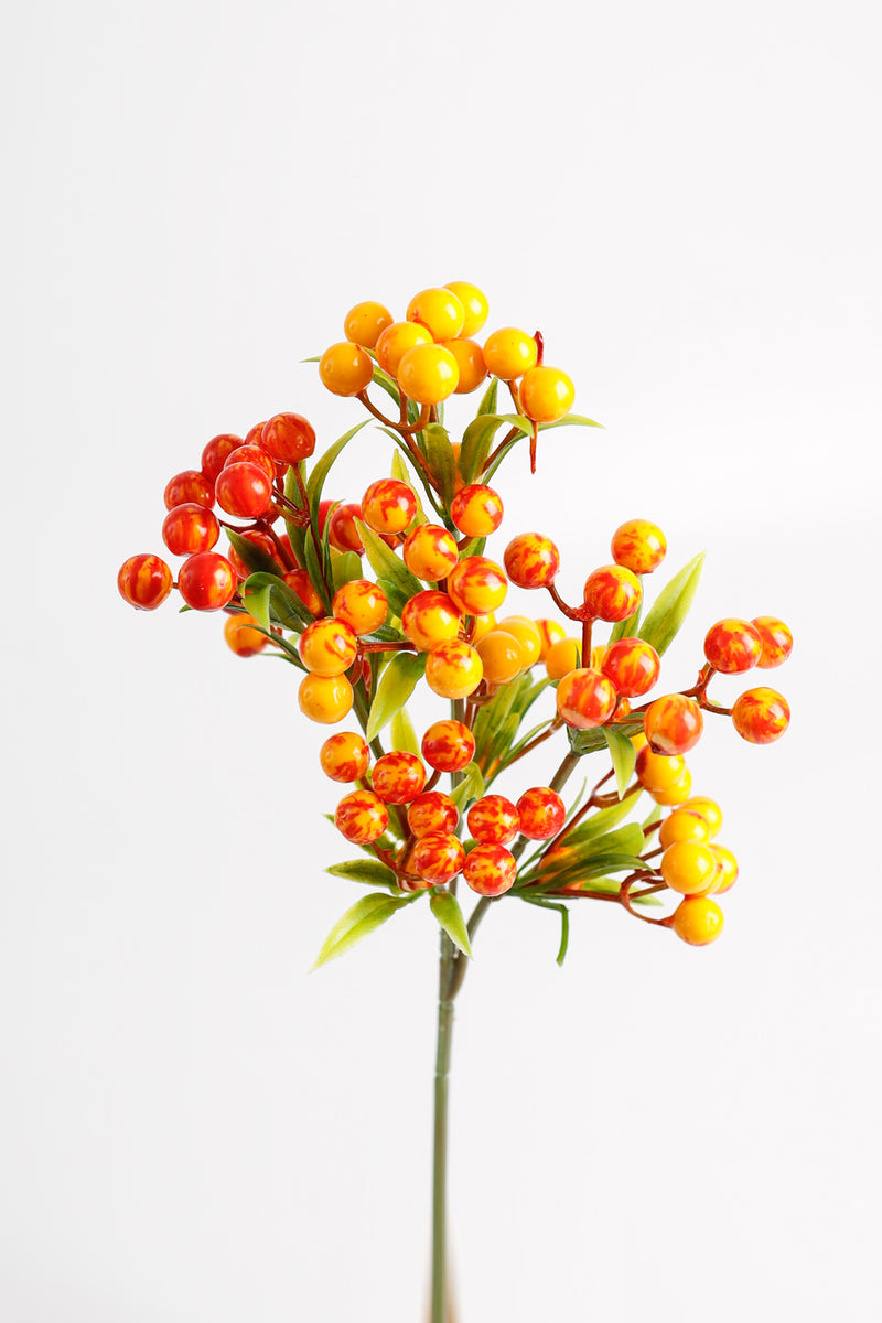 Bulk 14" Holly Berry Stem Picks Christmas Floral Picks Venta al por mayor