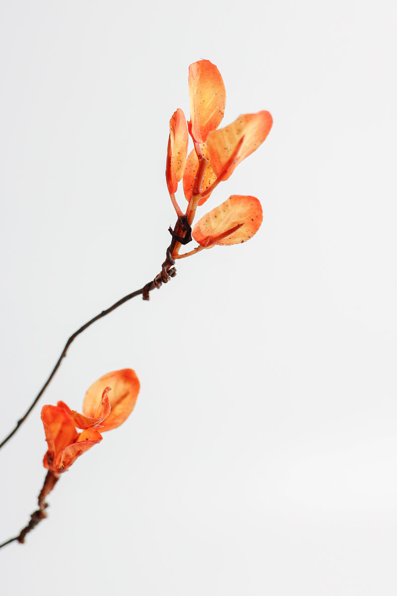 Venta al por mayor de ocho ramitas de hojas de higuera artificiales de 20 pulgadas a granel