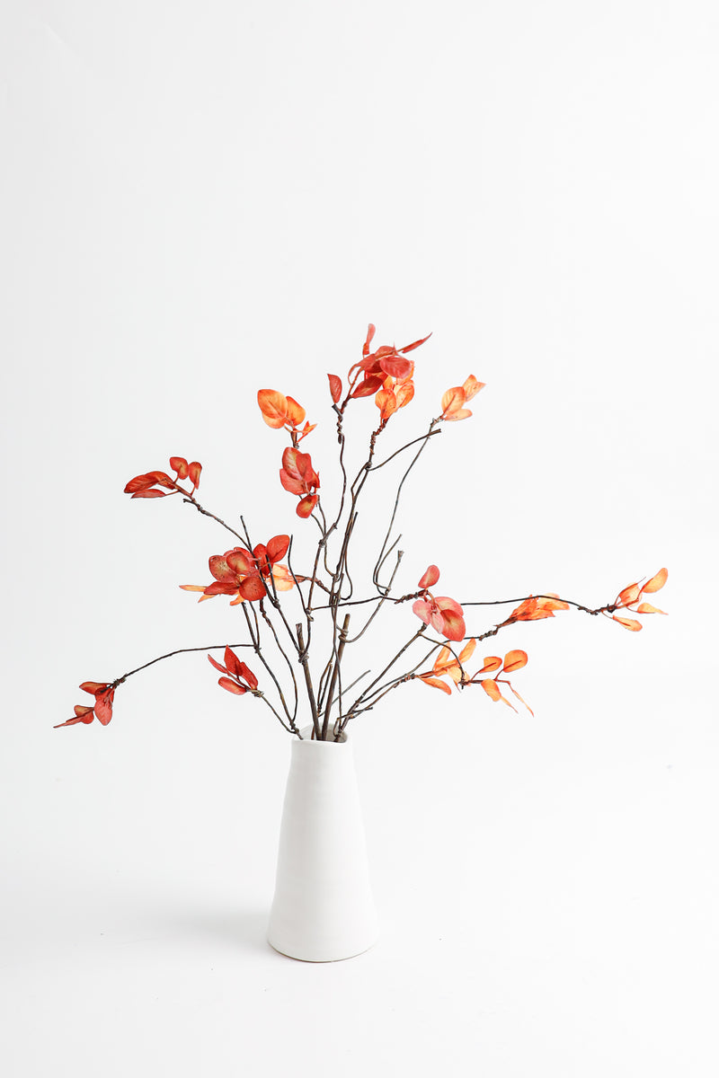 Venta al por mayor de ocho ramitas de hojas de higuera artificiales de 20 pulgadas a granel