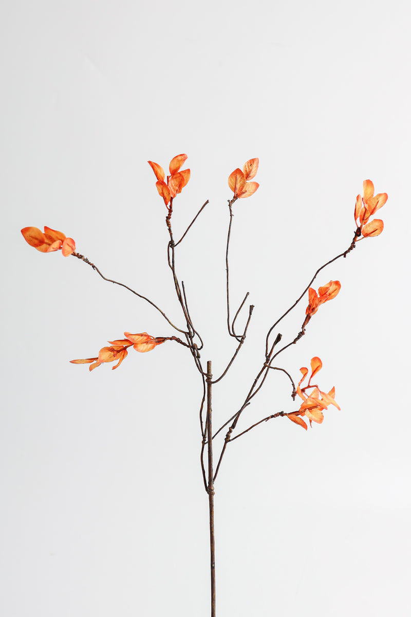 Venta al por mayor de ocho ramitas de hojas de higuera artificiales de 20 pulgadas a granel