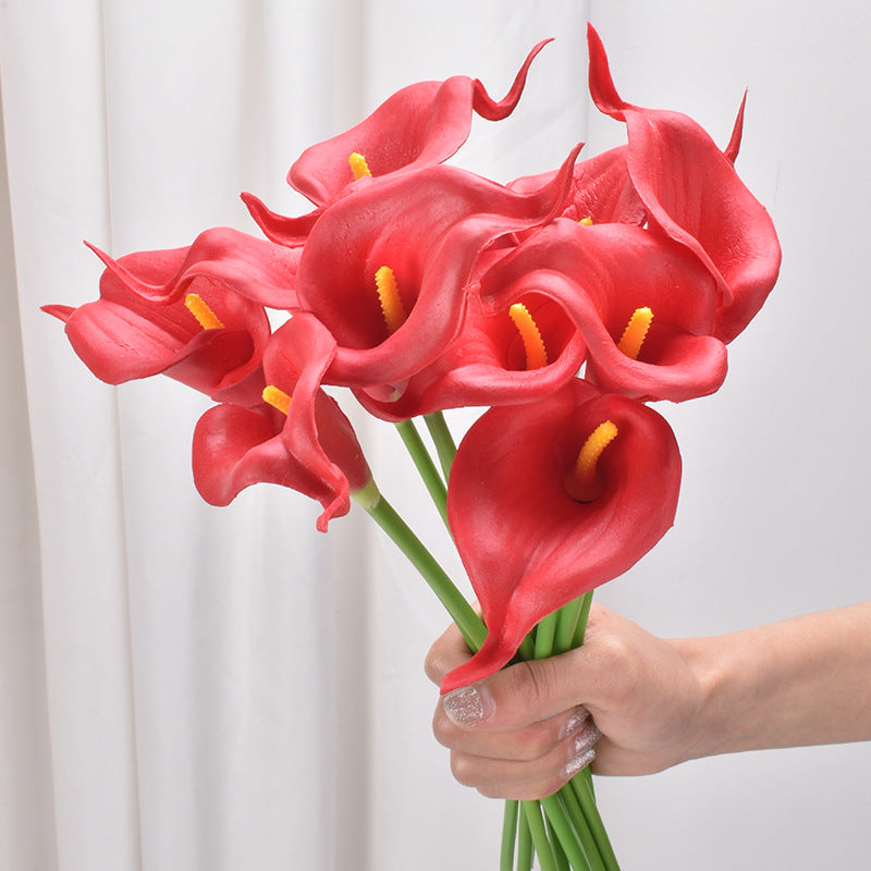 Bulk 20pcs 13" Calla Lily Bouquet Faux Flowers Wholesale