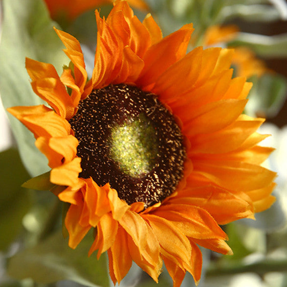 Bulk 23" Sunflower Stems Silk Flowers Ideal Table Centerpieces Wholesale