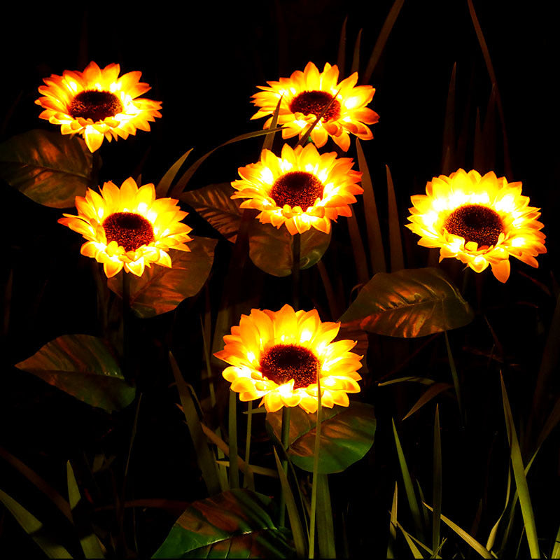 Bulk 26" Solar Sunflower Lights Outdoor Event Garden Decoration