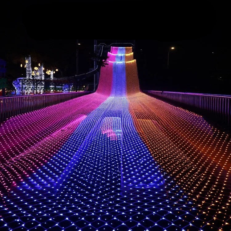 Bulk Mesh String Lights Fishing Web Lights Outdoor Holiday Decoration Wholesale