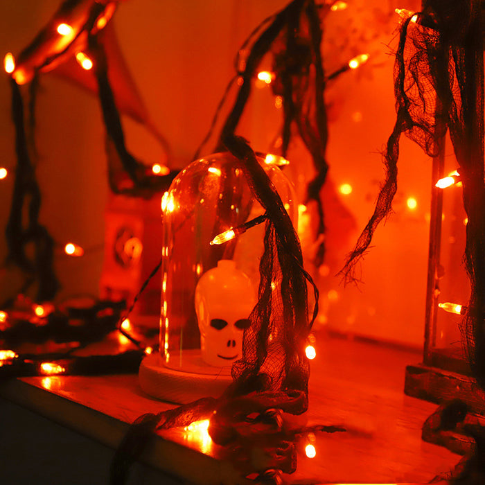 Bulk Halloween Ghost Festival Spider LED Light Imitation Branch Light Bulb 11.5 Feet Wholesale