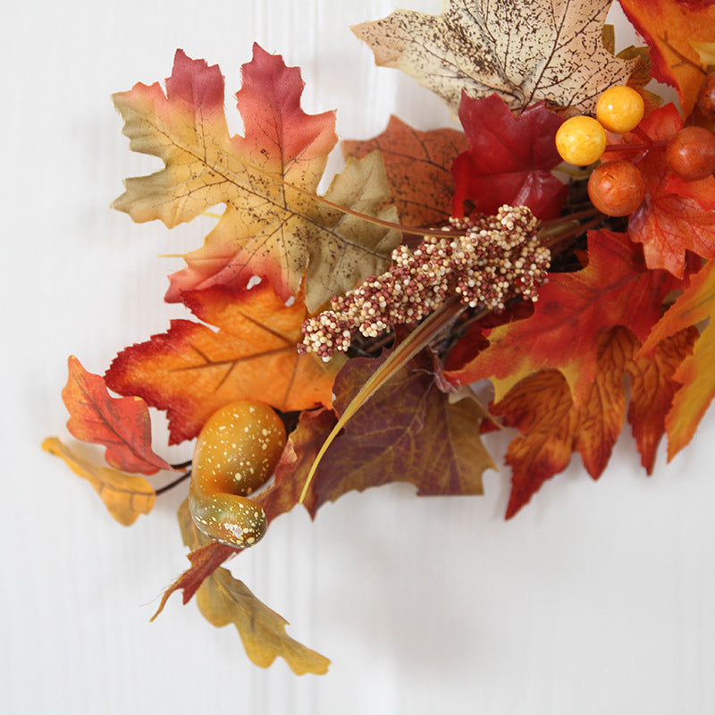 Harvest Pumpkin And Berries Large Wreaths  24 Inch