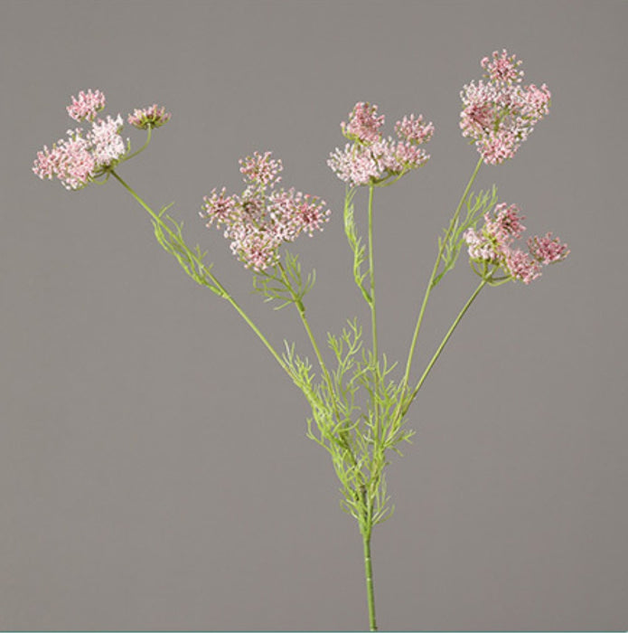 Bulk 32" Wild Carrot Flowers Faux Queen Anne's Lace Spray Stems Floral Artificial Wholesale