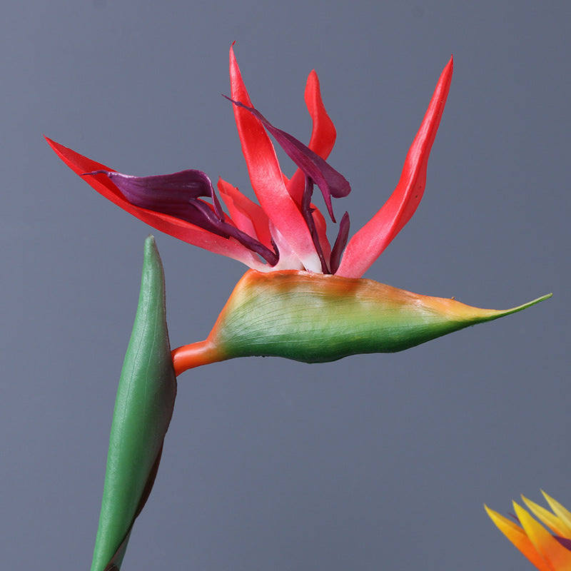 Bulk 32 "aves del paraíso tallo Real Touch flores artificiales al por mayor 