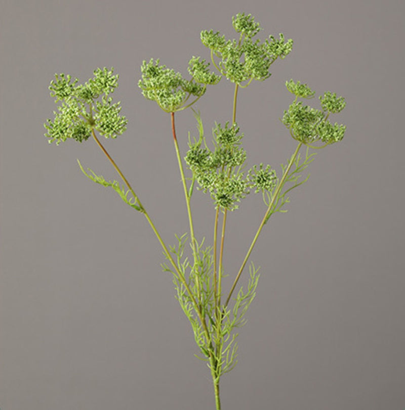 Bulk 32" Wild Carrot Flowers Faux Queen Anne's Lace Spray Stems Floral Artificial Wholesale