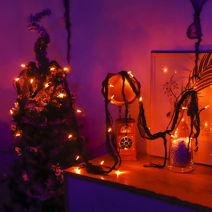 Bulk Halloween Ghost Festival Araña LED Luz Imitación Rama Bombilla 11.5 Pies Venta al por mayor