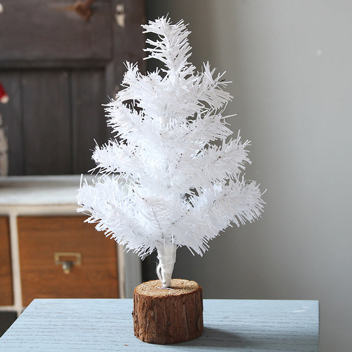 Mini árbol de Navidad a granel blanco al por mayor