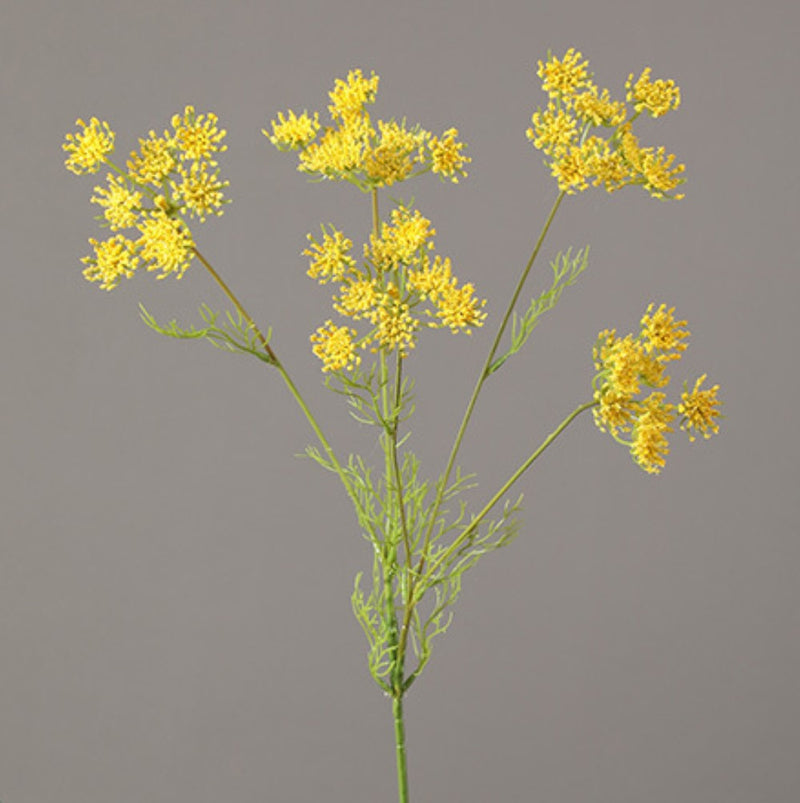 Bulk 32" Wild Carrot Flowers Faux Queen Anne's Lace Spray Stems Floral Artificial Wholesale