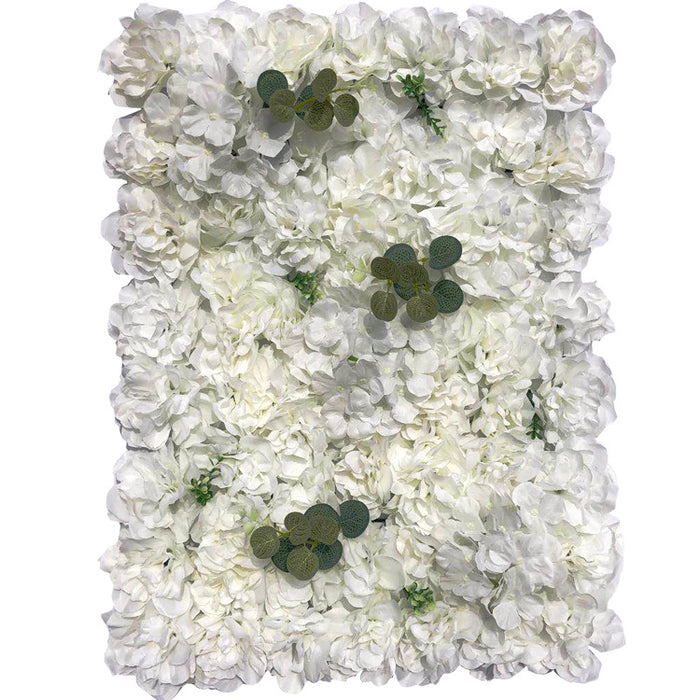 Bulk 4 Panels Artificial Flowers Backdrop Mixed Floral Wall Mat UV Protected Wholesale